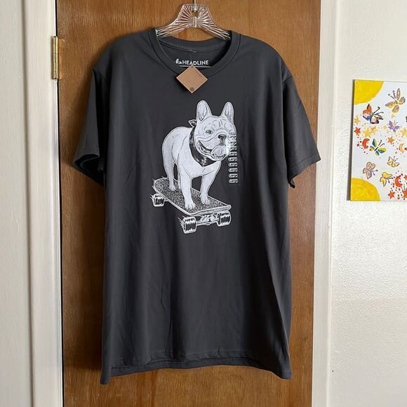 Headline Other - Headline Skateboarding Bulldog T-shirt